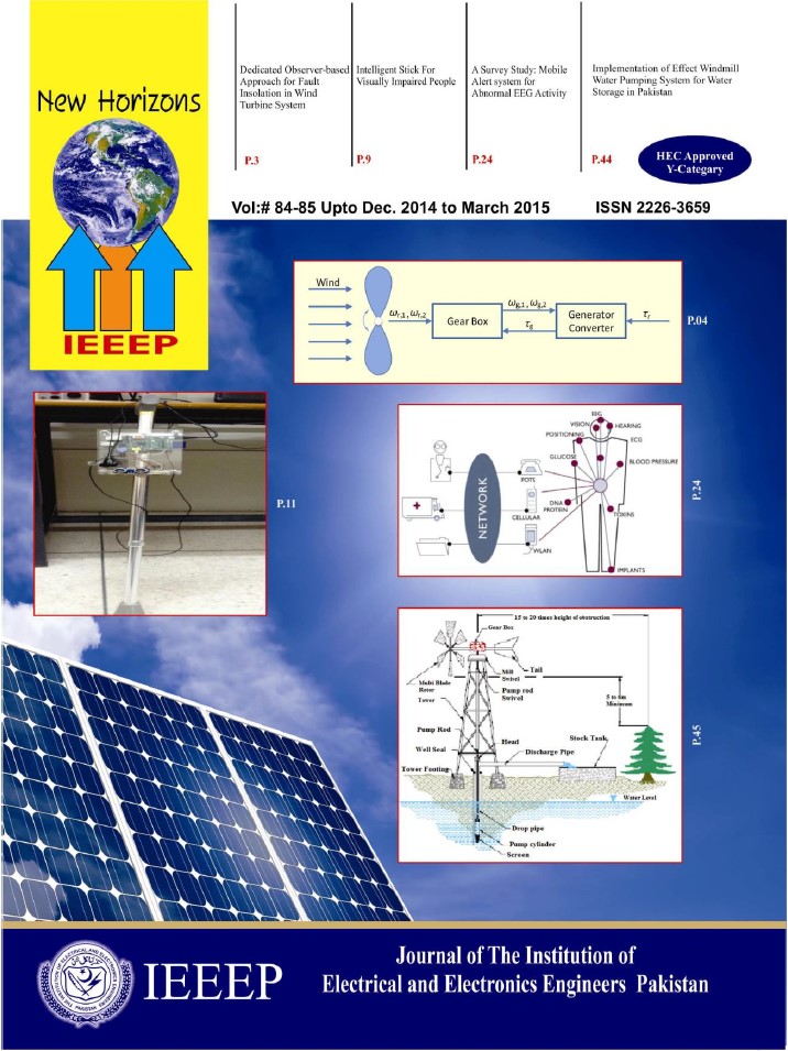 					View  Vol. No. 84-85 IEEEP New Horizons Journal up to Oct-2014 - March 2015
				